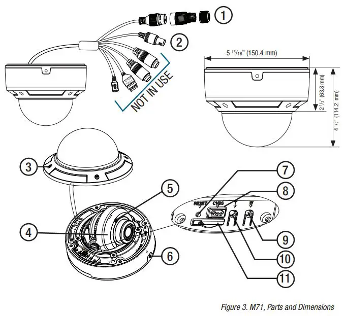 i3 INTERNATIONAL M71 5MP H.265 Edge Ai Dome Camera User Manual - Figure 3