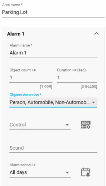 i3 INTERNATIONAL M71 5MP H.265 Edge Ai Dome Camera User Manual - Name the detection area