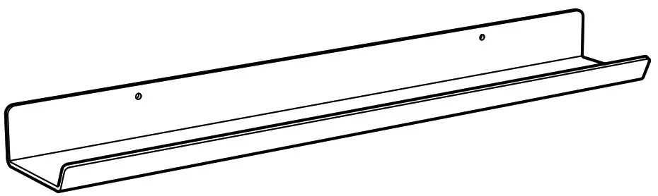 IKEA AA 2127101 4 MELLÖSA Art Ledge Transparent 60cm - Cover