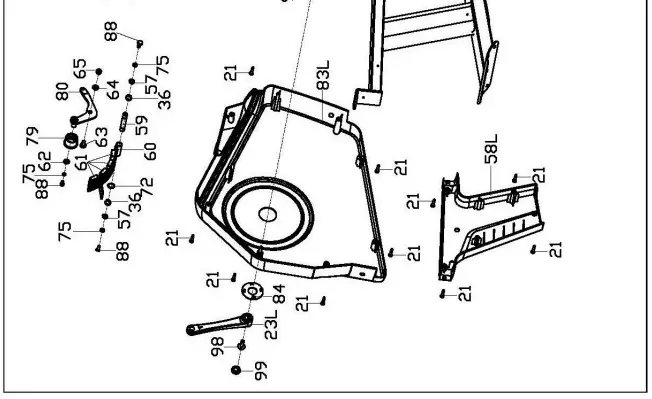 SUNNY HEALTH FITNESS SF-RB4850 Smart Recumbent Bike-FIG23