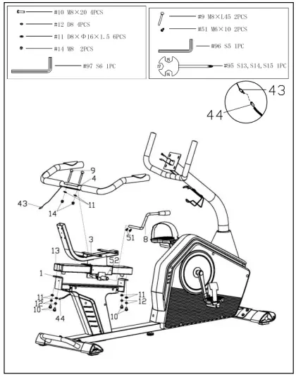 SUNNY HEALTH FITNESS SF-RB4850 Smart Recumbent Bike-FIG6