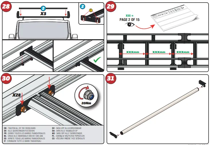 VAN GUARD VGUR-227 ULTIRack+ Roof Rack-fig12