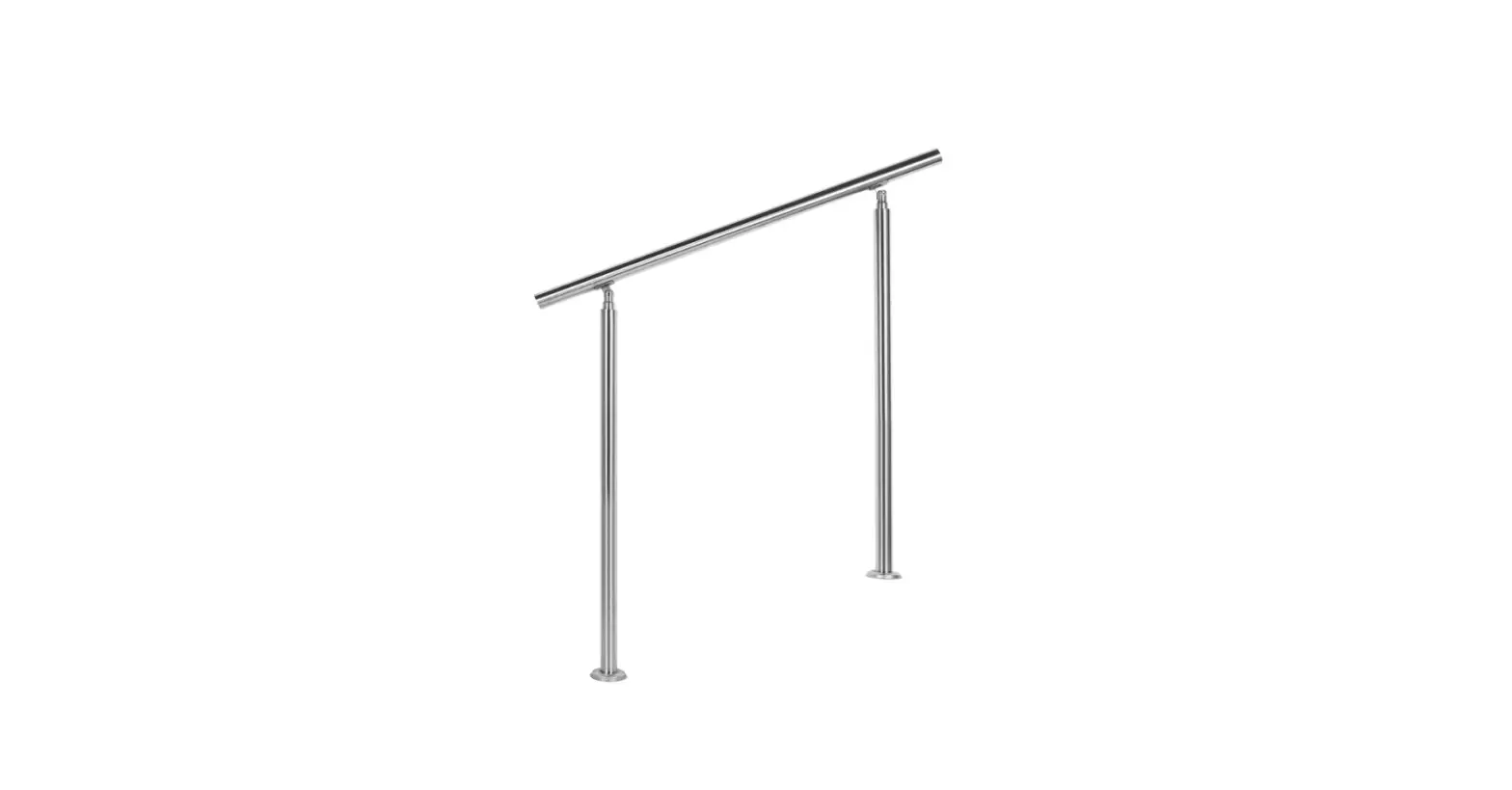 Wiltec 60090 Handrail Stainless Steel 80cm Balustrade Stair Staircase Rail Instruction Manual