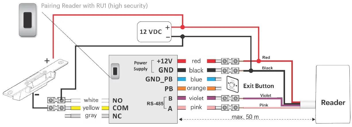 xpr-B100P-BT-EH-SA-Bluetooth-Standalone-Biometric-Reader-5