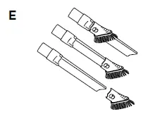 E. Duster Crevice Tool