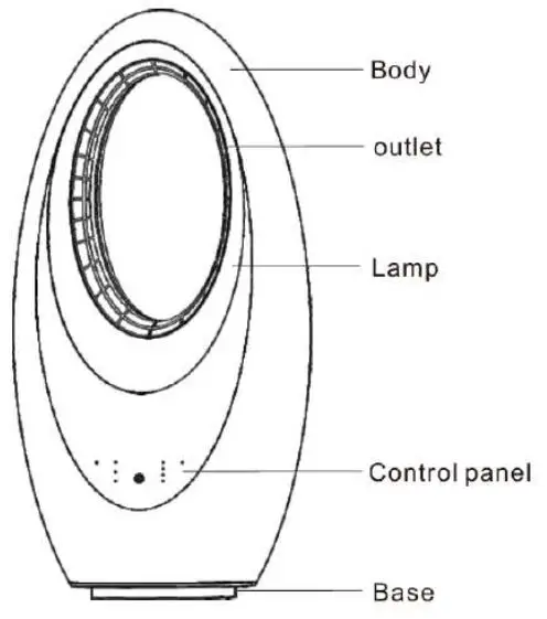 BERGSTROM K362 Airflow Fan with Mood Lights-fig-1