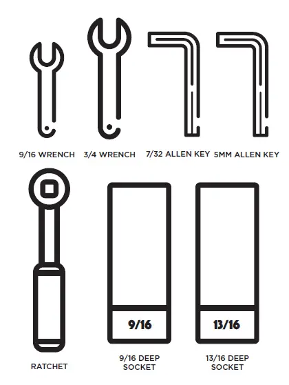 SP1117B Sprinter Rear Tire Carrier 1
