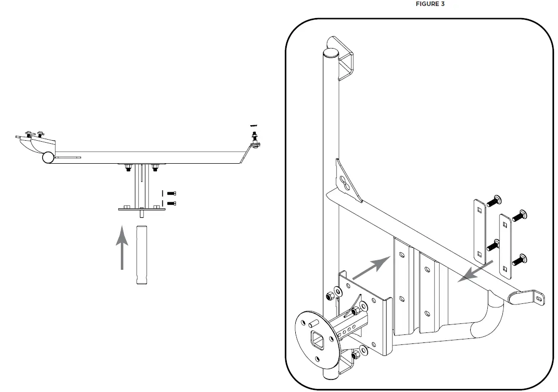 SP1117B Sprinter Rear Tire Carrier 5