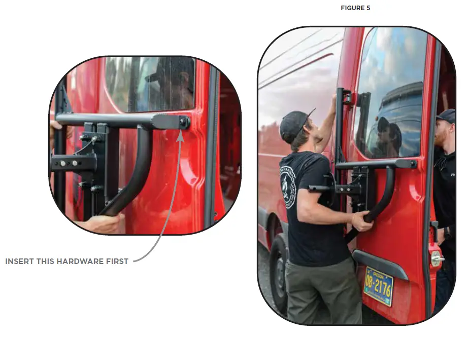 SP1117B Sprinter Rear Tire Carrier 7