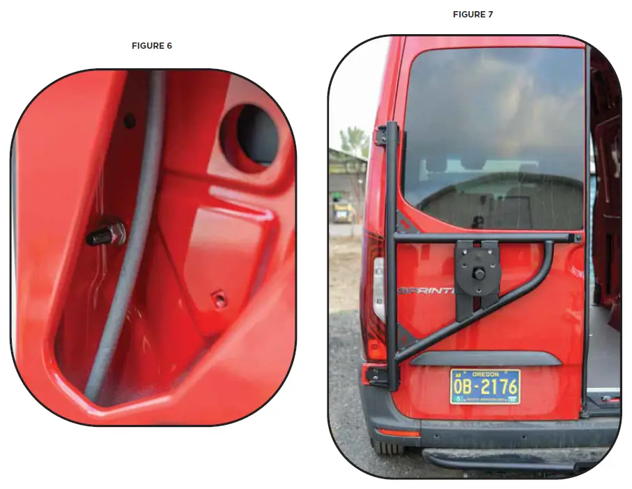 SP1117B Sprinter Rear Tire Carrier 8