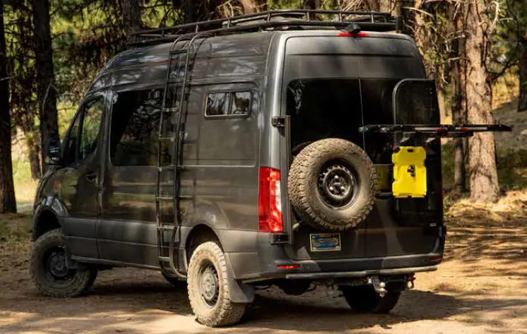 SP1117B Sprinter Rear Tire Carrier