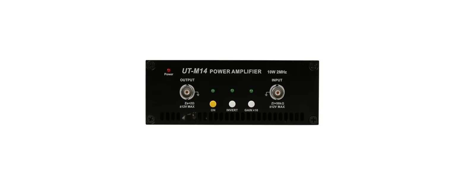 Uni-t Ut-m14 Power Amplifier User Manual Uni-t Ut-m14 Power Amplifier User Manual
