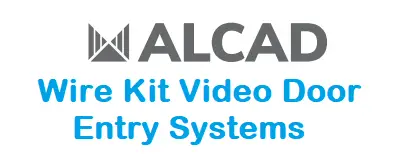 ALCAD 97201659B 2 Wire Kit Video Door Entry Systems