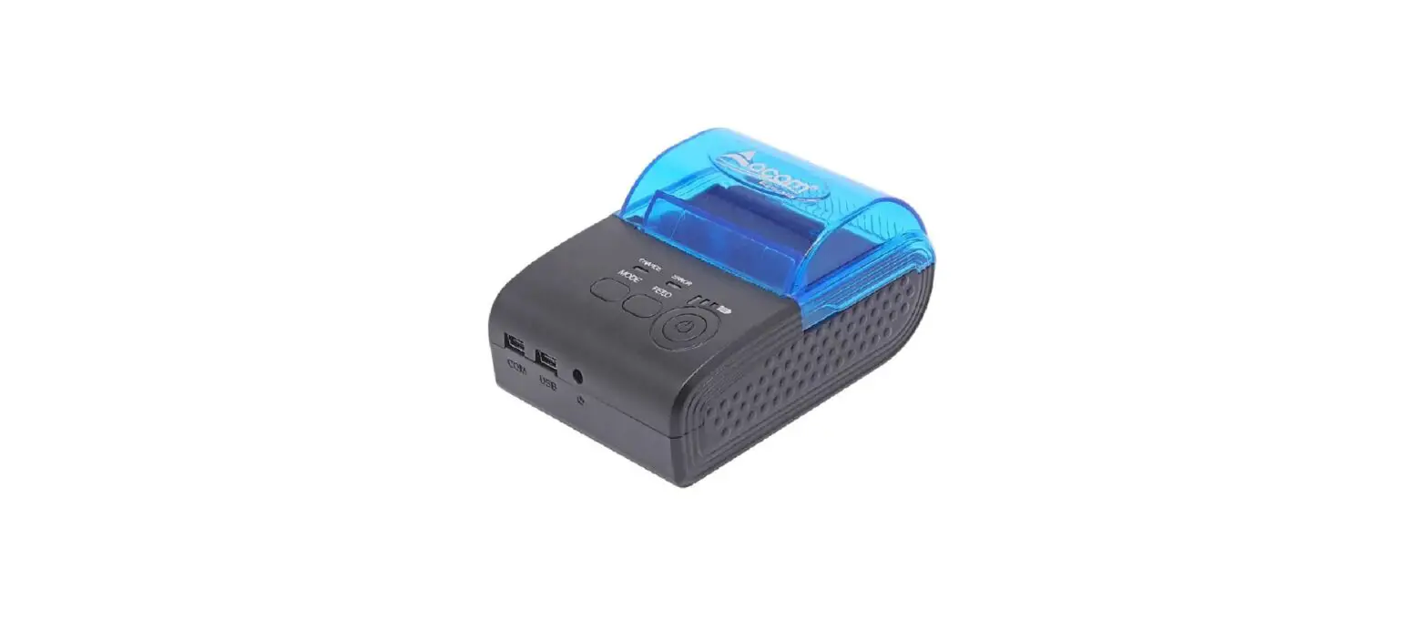 Ocom Ocpp-m07 Portable Mini Bluetooth Receipt Printer With Rechargeable Battery User Manual