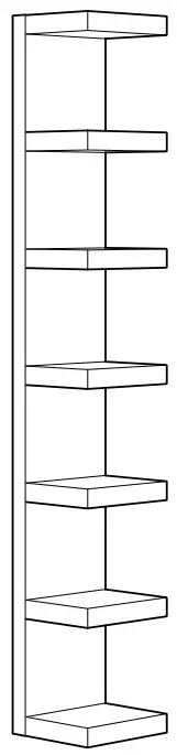 IKEA LACK Shelf Unit