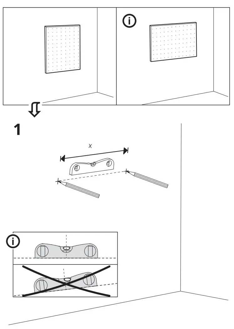 IKEA KÅSEBERGA Pegboard Bamboo - figure 2