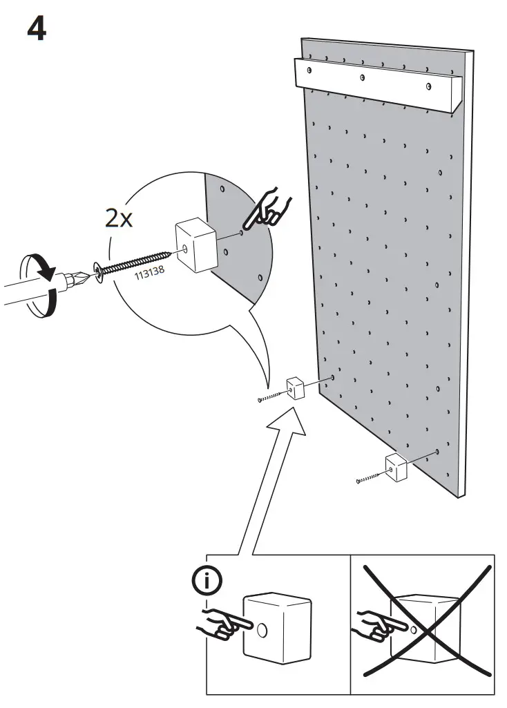 IKEA KÅSEBERGA Pegboard Bamboo - figure 5