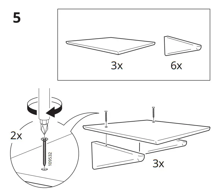 IKEA KÅSEBERGA Pegboard Bamboo - figure 6