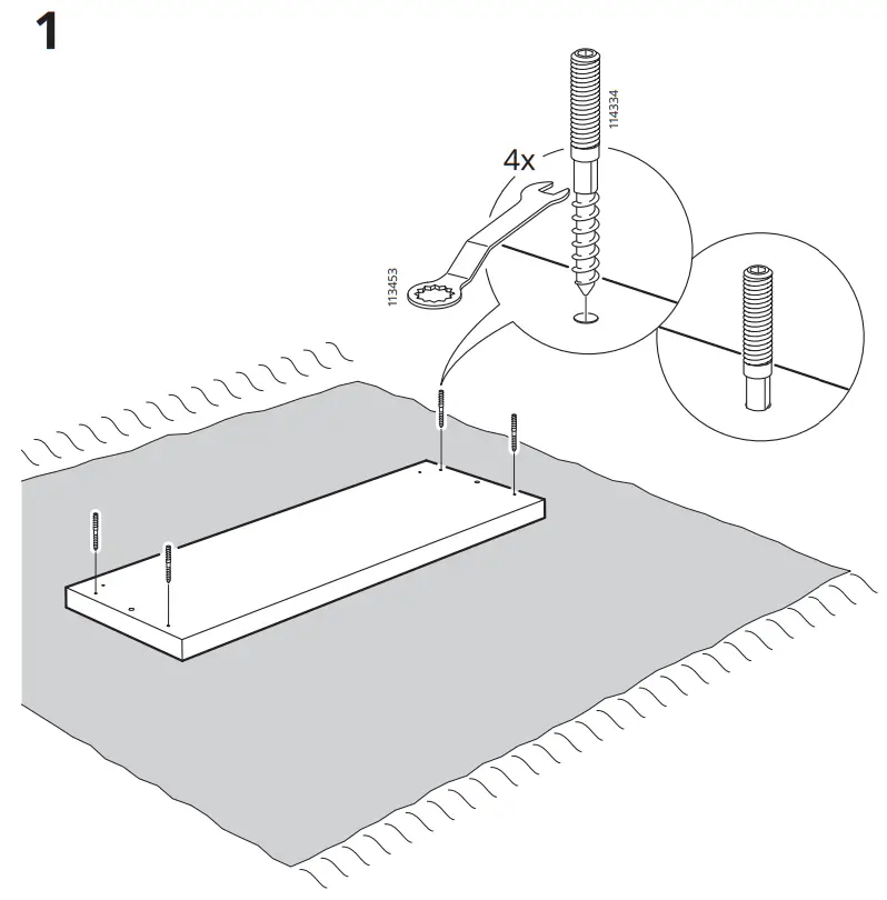 IKEA MALM 3 Drawer Chest White - fig 4