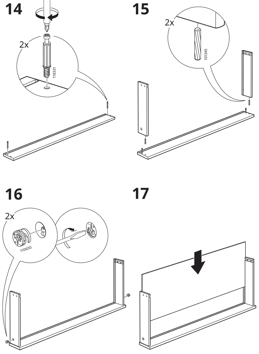IKEA MALM 3 Drawer Chest White - fig14