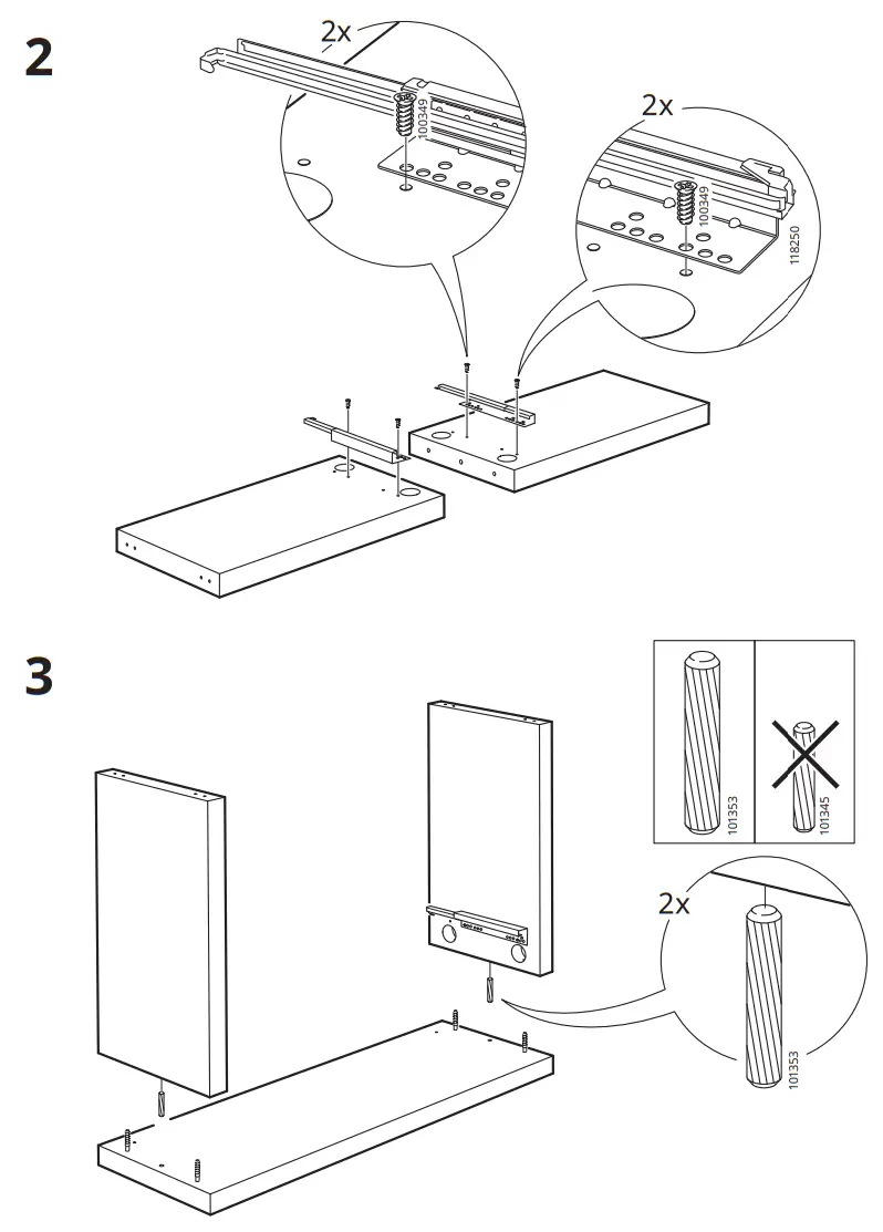 IKEA MALM 3 Drawer Chest White - fig5