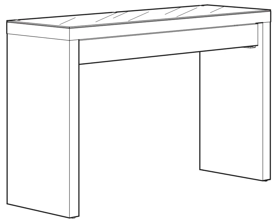 IKEA MALM 3 Drawer Chest White