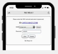Prana Air SQUAIR Air Monitor - Connect 4