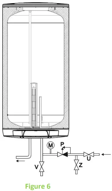 DRAZICE OKCE 50 Tank Type Water Heater - discharge valve