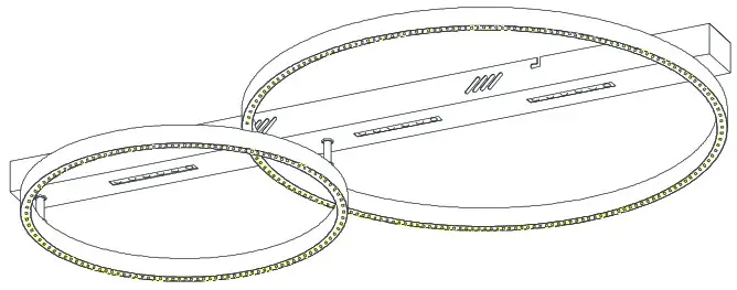 GLOBO LIGHTING 48461 54R Modern Ceiling Lamp - Light Sourch