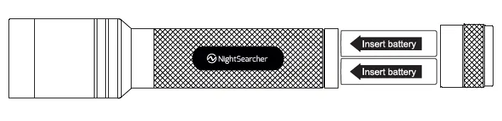 NightSearcher-UV365-AA-Compact-Battery-Powered-365nm-Ultra-Violet-LED-Flashlight-fig-1