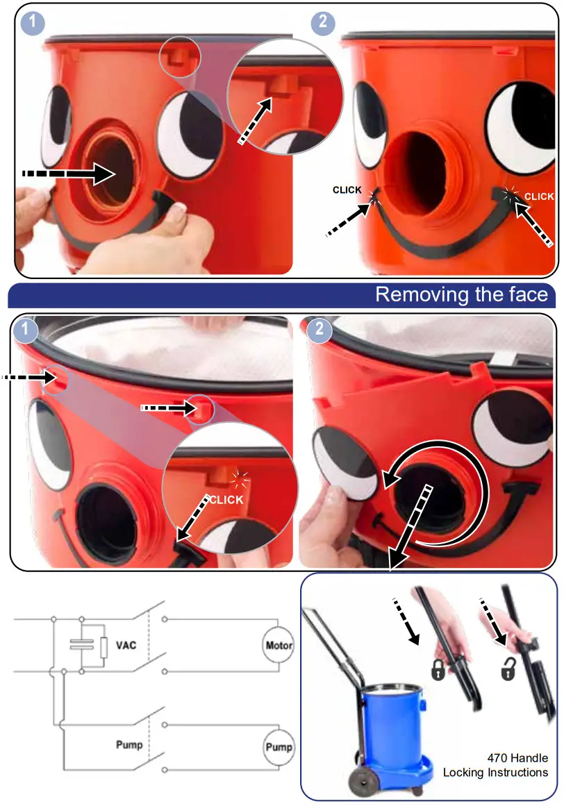 Numatic GVE370 3 in 1 Vacuum Cleaner - fig 10