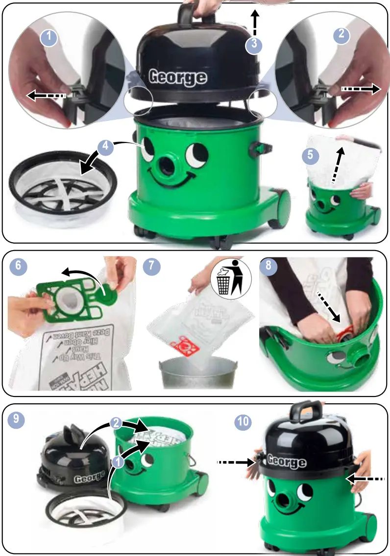 Numatic GVE370 3 in 1 Vacuum Cleaner - fig 9