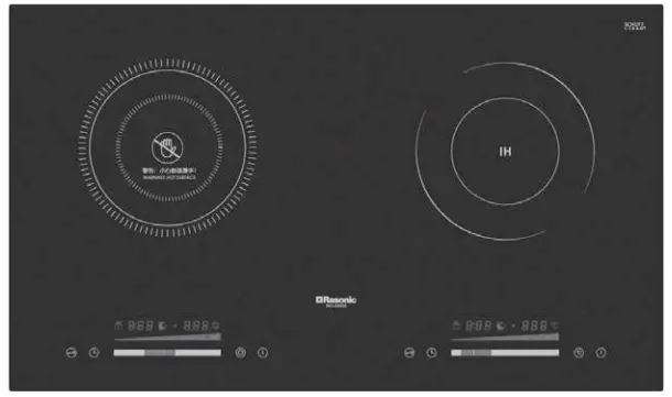 Rasonic RCI-S2028 Kitchen Use Double Burner Ceramic Induction Hybrid Cooker - fig 4