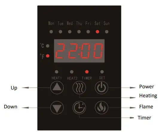 AmberGlo-AGL050-51-Inch-Wood-Effect-Wall-Mounted-Electric-Fire-with-LED-Lights-fig-5