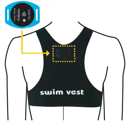 freelap TX H20 Pro Transmitter - ATTACH THE FXSWIM