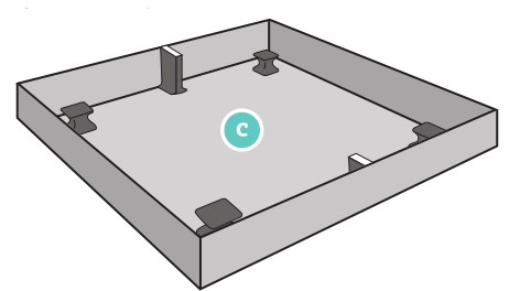 HIDE SKIMMER LID or ACCESS COVER KIT - CONCRETE COLLAR - Set the Inlay Lid