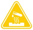 Warning CHEMICAL WASH Icon