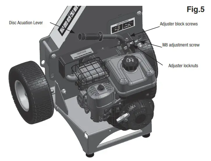 Masport 536672.A.0 European Chipper - Belt Removal