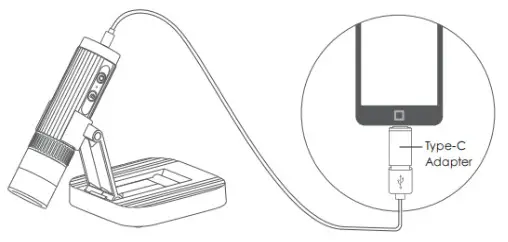 KMDES WTM W1 B USB Digital Electron Microscope - Detailed Operation 2