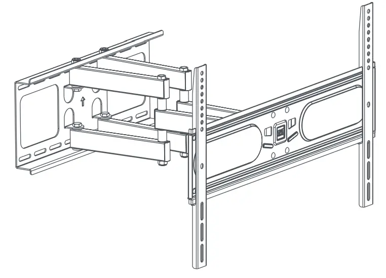 ONE FOR ALL WM4661 Solid Full-Motion TV Wall Mount