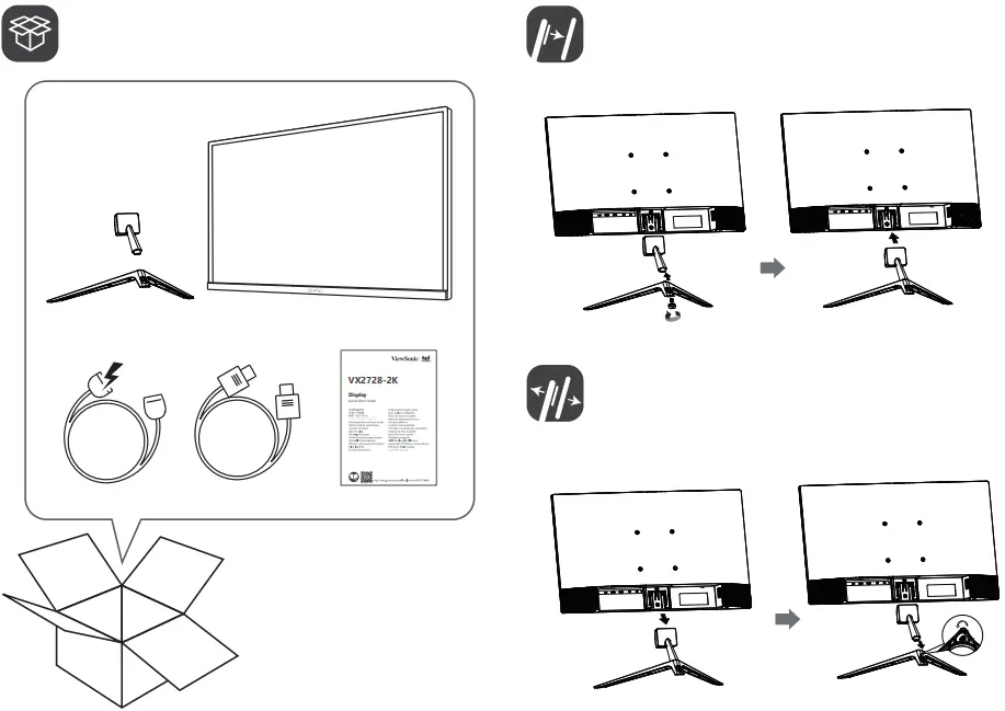 ViewSonic VX2728 2K 2K 165Hz Fast IPS Gaming Monitor - Figure 1