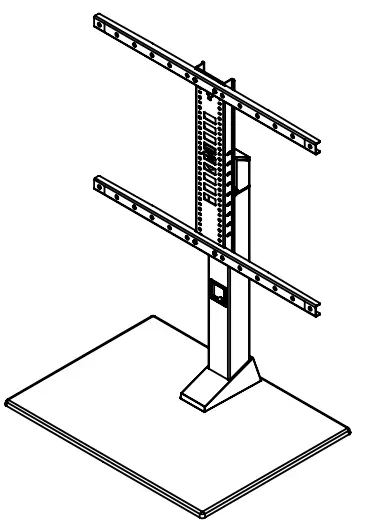 SANUS BSTV2 Swivel TV Base - 3-D