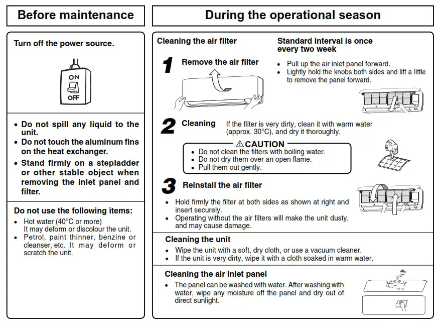 MITSUBISHI SRK71ZTL W Air Conditioner - fig25