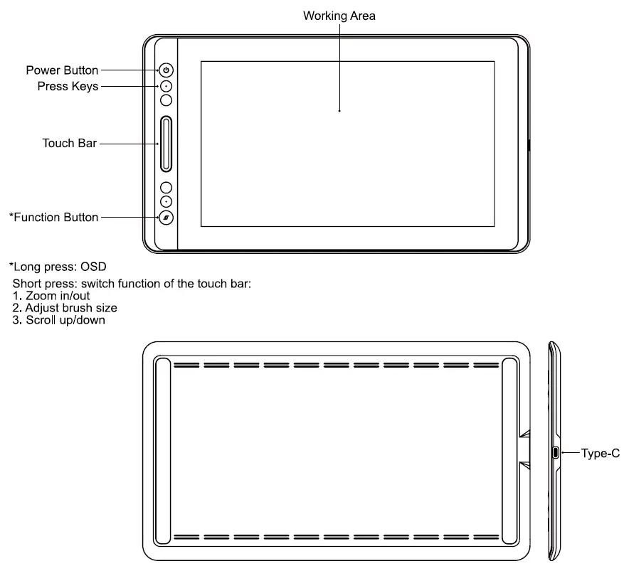 HUION-Kamvas-Pro-13-GT-133-Pen-Graphic-Drawing-Tablet- (1)