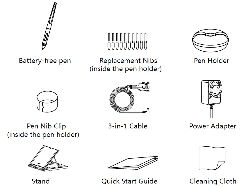HUION-Kamvas-Pro-13-GT-133-Pen-Graphic-Drawing-Tablet- (2)
