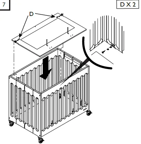 Foundations-2131127-24-Inch-x-38-Inch-Matte-White-Compact-Slatted-Wood-Folding-Crib-09