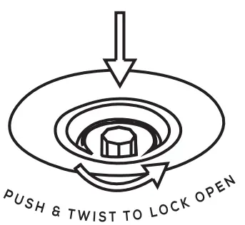 red 4688 Paddle Co Titan II Pump - pin down