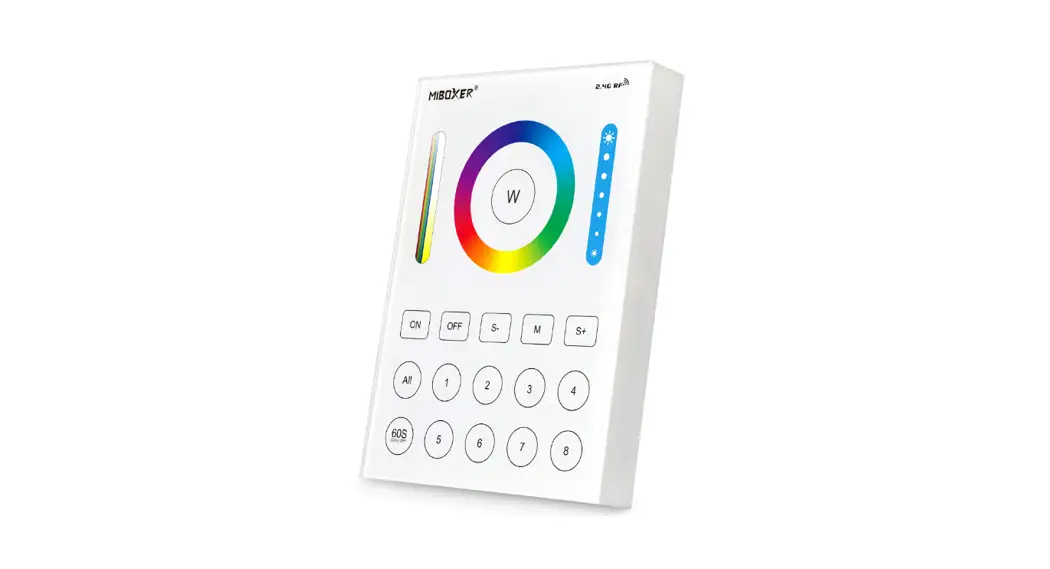 Miboxer B8 8-zone Panel Remote Rgb+cct Instructions