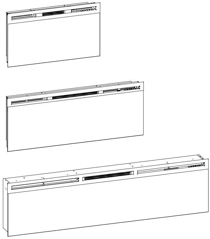 Dimplex BLF3451 AU Prism 12kW Wall Mounted Electric Fire 