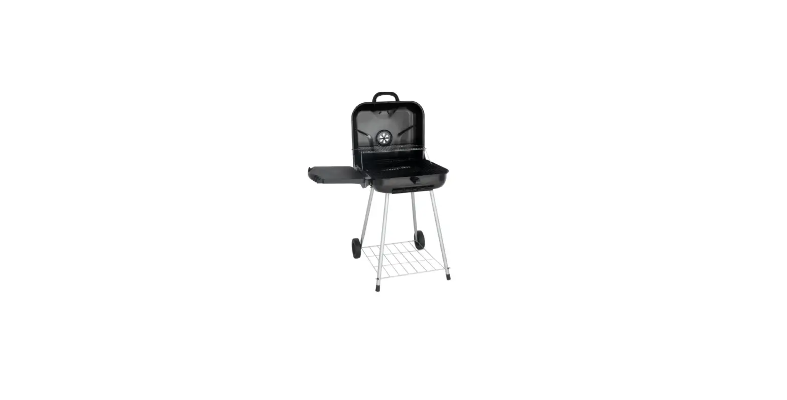 Unbranded 267008160 22 Inch Square Charcoal Grill With Folding Sides Instruction Manual